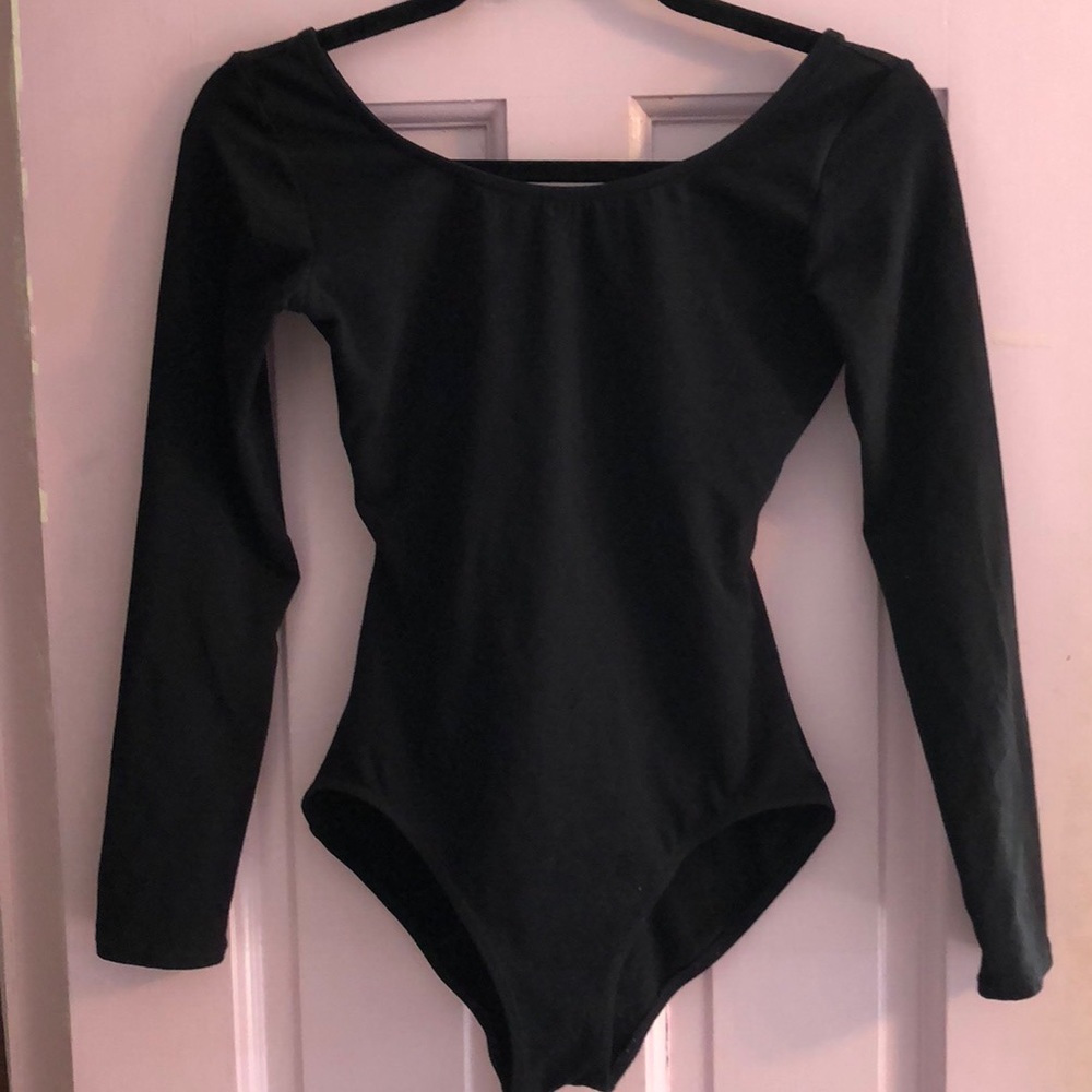 Capezio Leotard Long Sleeve Black